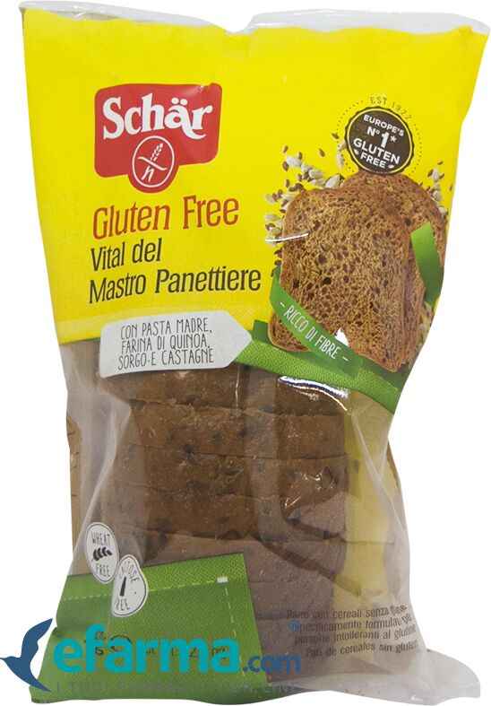 schar vital del mastro panettiere pane fresco senza glutine 350 g