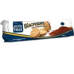 nutrifree nutri free biscream biscotti al cacao senza glutine 125 g