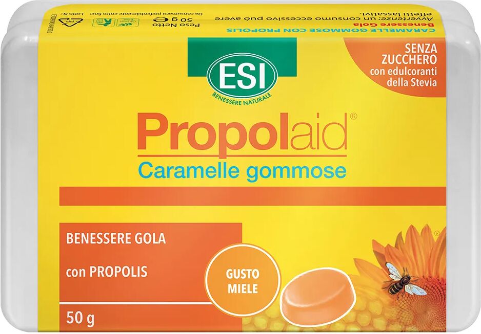 propolaid esi caramelle miele benessere gola 50 g