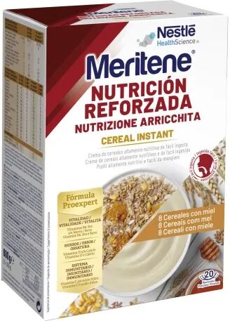 meritene cereal nutrizione arricchita crema di 8 cereali e miele 2x300 g