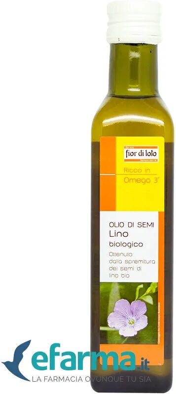 fior di loto olio di semi di lino biologico 250 ml