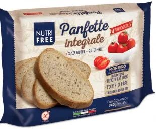 nutrifree nutri free panfette pane integrale a fette senza glutine 340 g