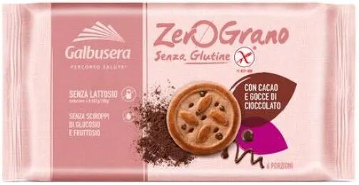 zerograno galbusera frollini con gocce di cioccolato 300 g