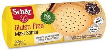 schar biscotti sorrisi senza glutine 250 g