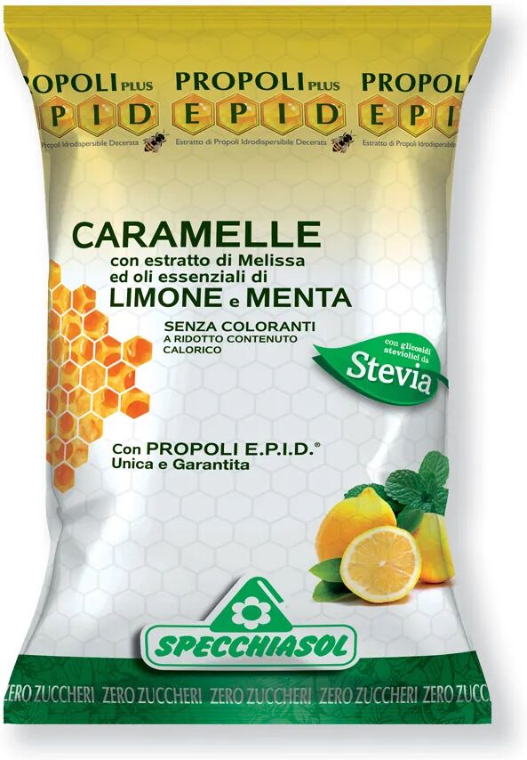 specchiasol epid caramelle agli estratti di melissa limone e menta 24 caramelle