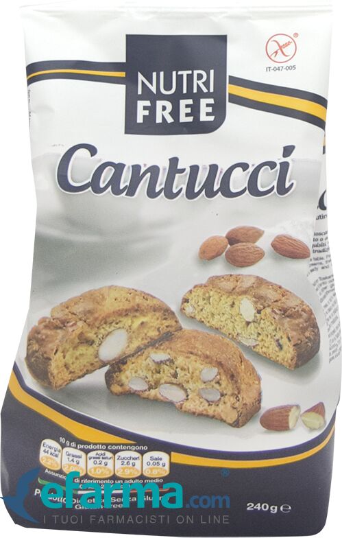 NUTRIFREE Nutri Free Biscotti Cantucci Senza Glutine 240 g