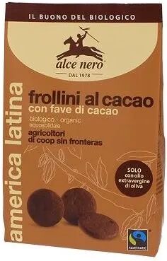 Alce Nero Frollini al Cacao Con Fave di Cacao Biologico 250 g