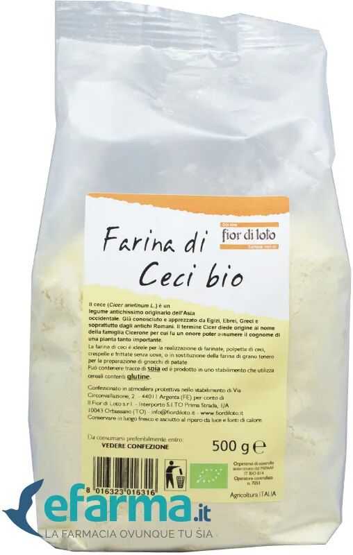 Fior Di Loto Farina Di Ceci Biologica 500 g