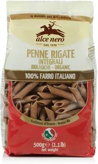 Alce Nero Penne Rigate Integrali di Farro Biologiche 500 g