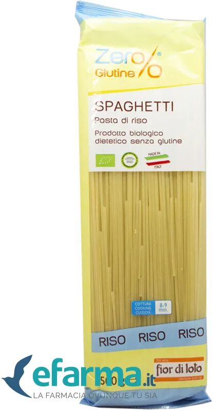 Fior Di Loto Zero% Glutine Spaghetti di Riso Biologici 500 g