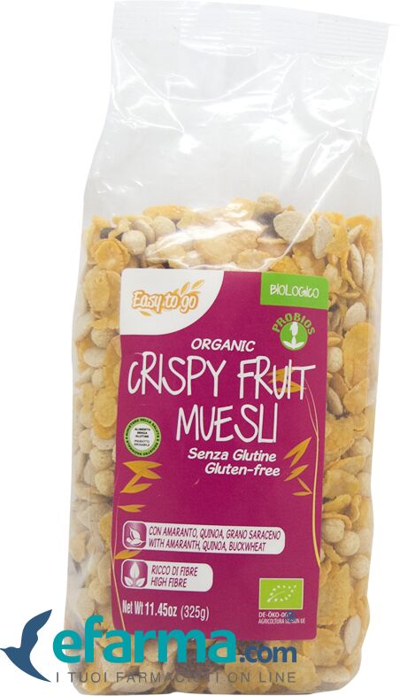 PROBIOS Easy To Go Crispy Fruit Muesli Biologico Senza Glutine 325 g