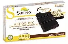 Sarchio Snack Soffio Di Riso Con Cioccolato Fondente Extra Senza Glutine 75 g