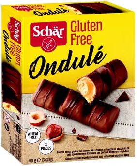 Schar Ondulé Barrette Al Cioccolato Senza Glutine 90 g