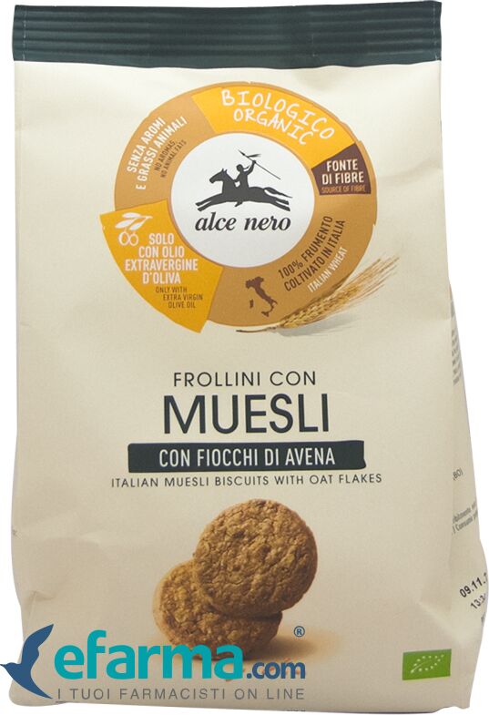 Alce Nero Frollini Con Muesli Biologici 250 g