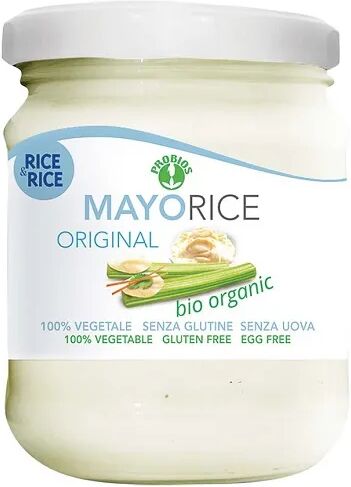 PROBIOS Rice&Rice Mayorice Original Maionese Biologica Senza Glutine 165 g