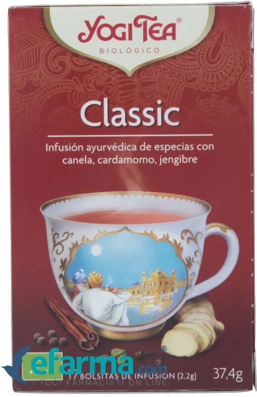 YOGI TEA Fior di Loto Classicc Cannella e Spezie Bio 37 g