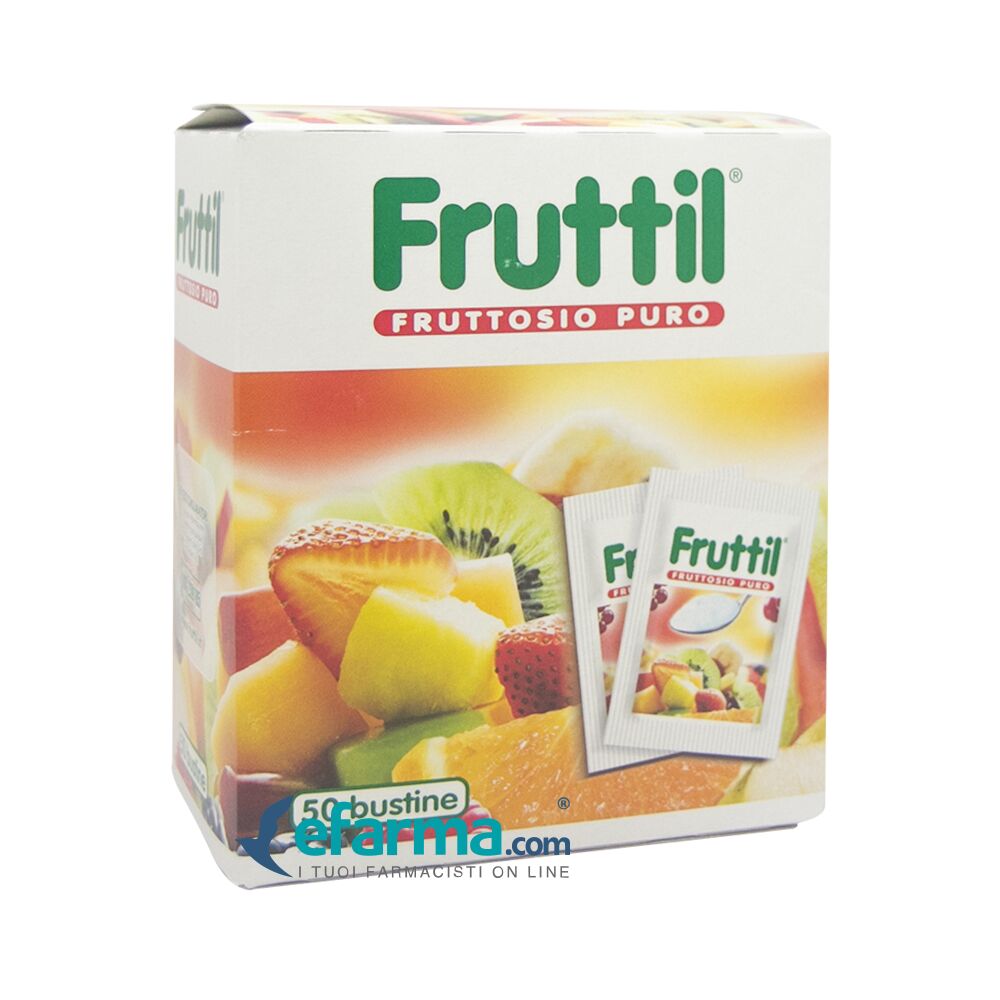Fruttil Fruttosio Puro 50 Bustine da 4 g
