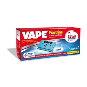 VAPE Ricarica Piastrine Classic Insetticida 30 Pezzi