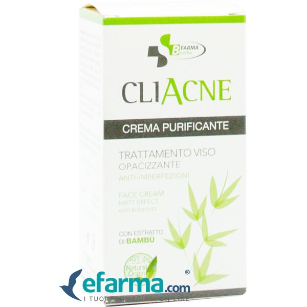 budetta farma cliacne crema purificante trattamento viso opacizzante 50 ml