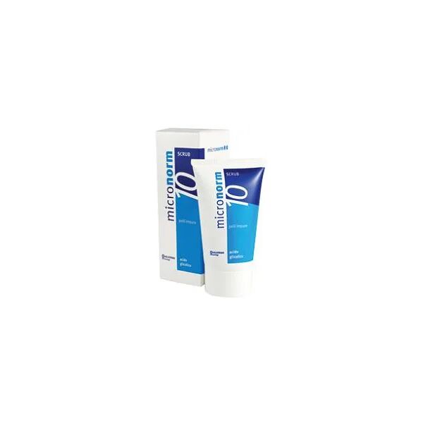 micronorm scrub 10 peeling detergente acne 75 ml