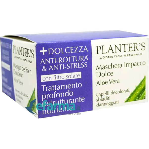 planter's aloe vera maschera impacco dolce capelli danneggiati 200 ml