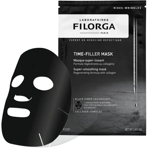 filorga time-filler mask maschera super levigante nera - effetto lifting immediato 1 pezzo