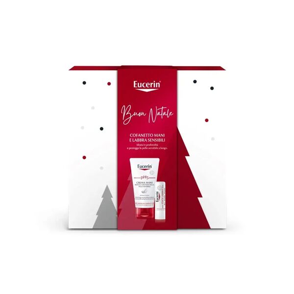 eucerin cofanetto natale ph5 mani & labbra sensibili