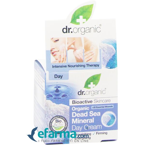 dr. organic sali del mar morto crema giorno idratante viso 50 ml