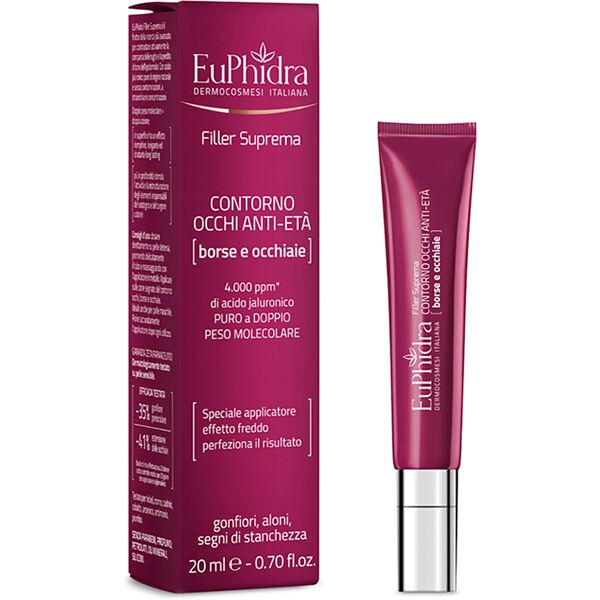 euphidra filler suprema contorno occhi anti-età borse e occhiaie 20 ml