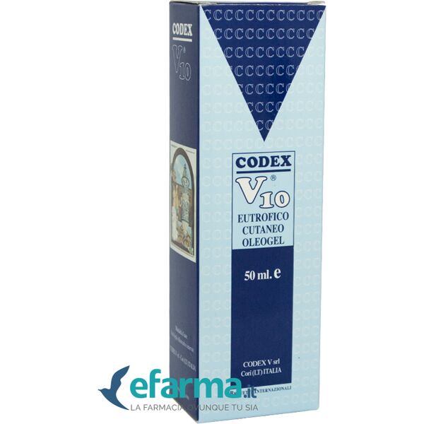 codex v10 oleogel eutrofico cutaneo trattamento rigenerante 50 ml