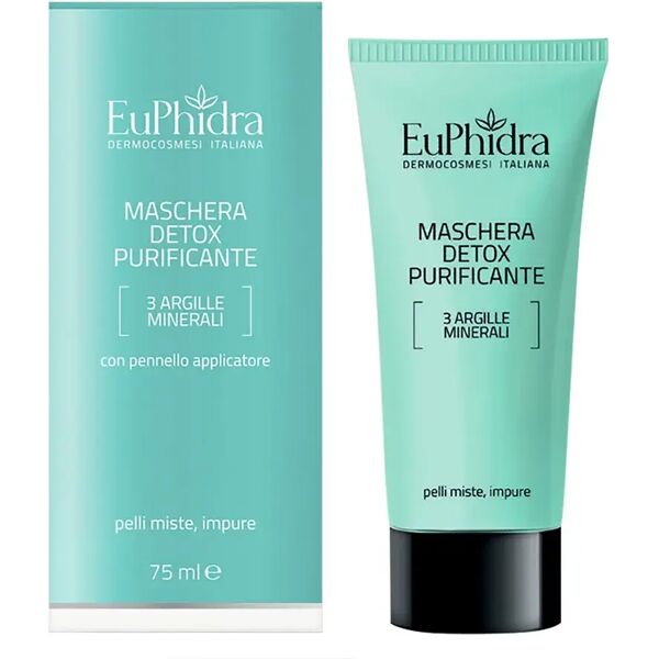 euphidra maschera detox purificante 3 argille minerali 75ml