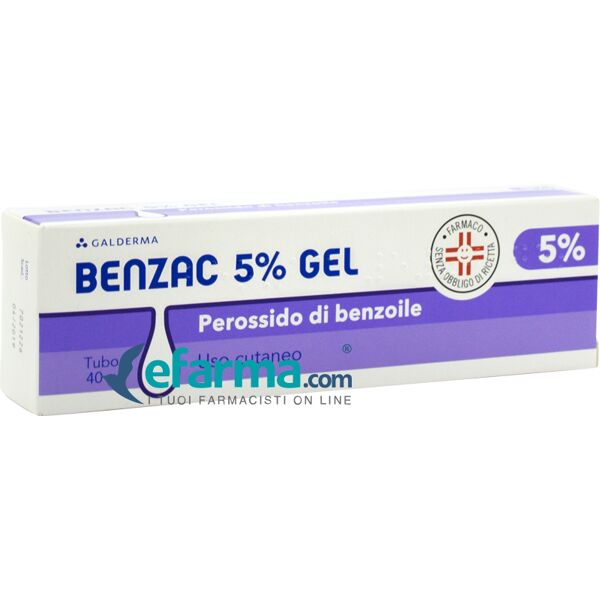 benzac 5% gel perossido di benzoile 40 g