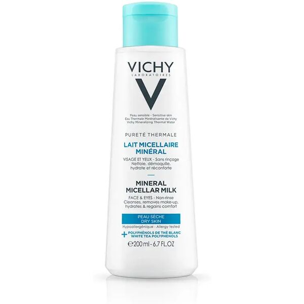 vichy pureté thermale latte detergente micellare minerale pelle secca 200 ml