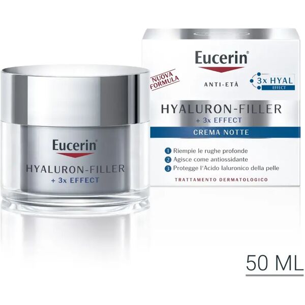 eucerin hyaluron-filler notte crema antirughe viso 50 ml