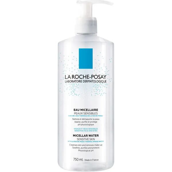 la roche posay physiological cleansers acqua micellare ultra pelle sensibile 750 ml