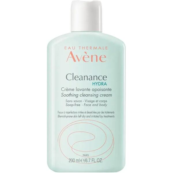 avène cleanance hydra crema detergente lenitiva viso 200 ml