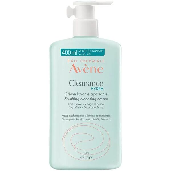 avène cleanance hydra crema detergente lenitiva viso 400 ml