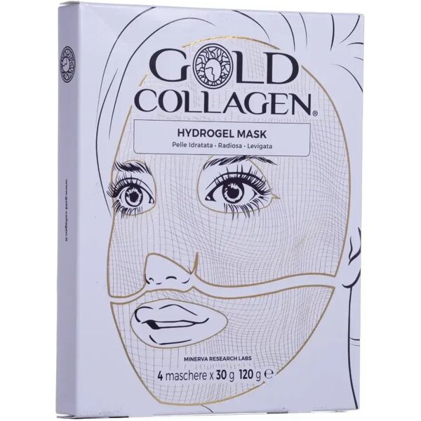 gold collagen hydrogel mask trattamento idratante e antiage