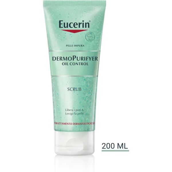 eucerin dermopurifyer oil control scrub detergente levigante 100 ml