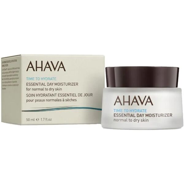 ahava time to hydrate essential crema giorno idratante pelle normale e secca 50 ml