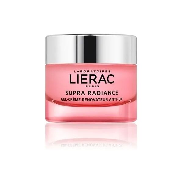 lierac supra radiance gel crema viso antietà antiossidante pelle normale e mista 50 ml