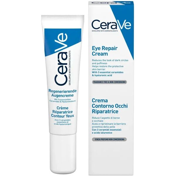 cerave crema contorno occhi riparatrice con acido ialuronico 15 ml