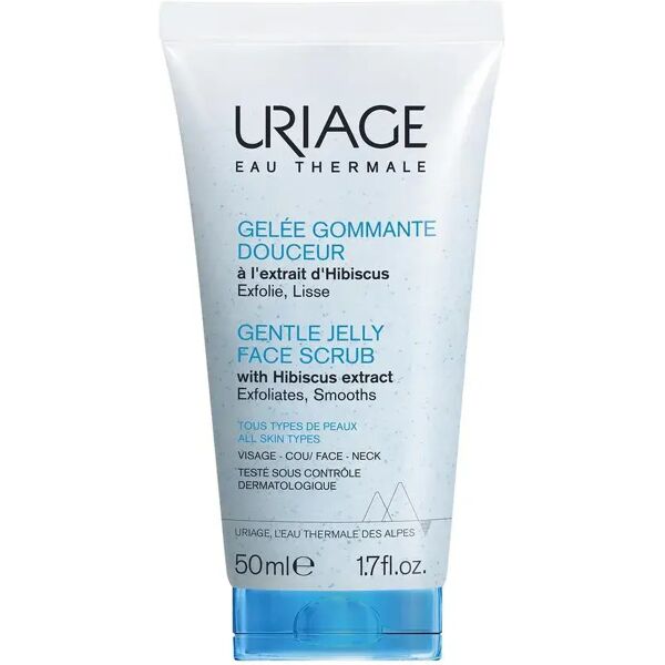 uriage gelée gommage delicato gel esfoliante viso 50 ml