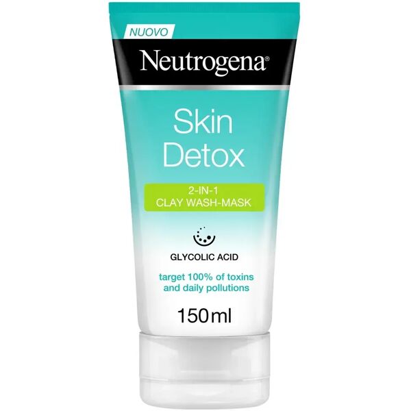 neutrogena skin detox maschera purificante all'argilla 2in1 150 ml