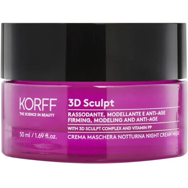 korff 3d sculpt maschera notte rassodante 50 ml