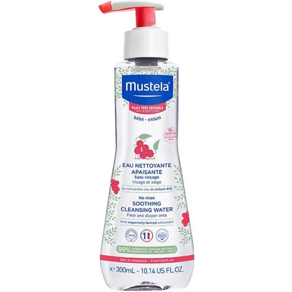 mustela fluido detergente lenitivo senza risciacquo per neonati e bambini 300 ml