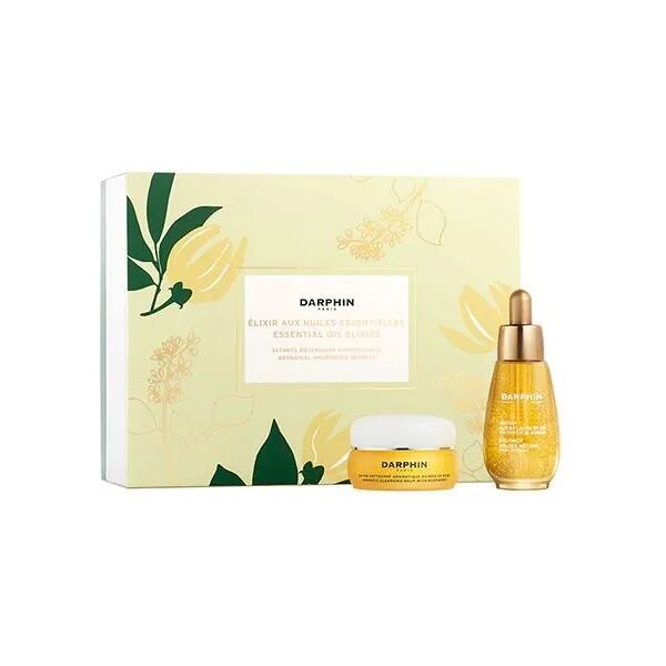 darphin cofanetto segreti botanici nutrienti oli essenziali 8 fiori 30ml + balsamo detergente 25ml