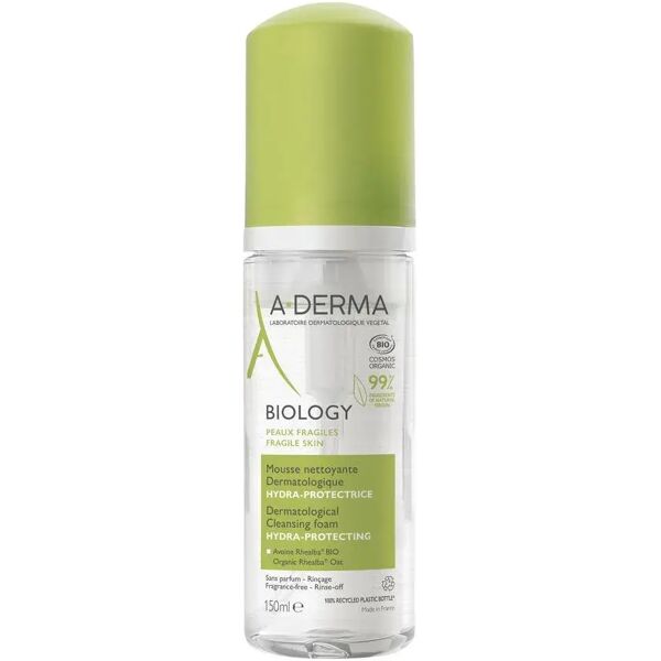 a-derma biology schiuma detergente dermatologica idra-protettiva 150 ml