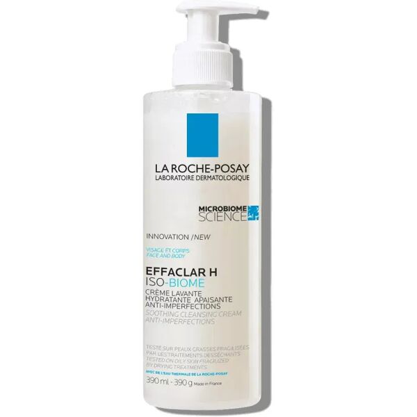 la roche posay la roche-posay effaclar h iso-biome crema detergente lavante 400ml