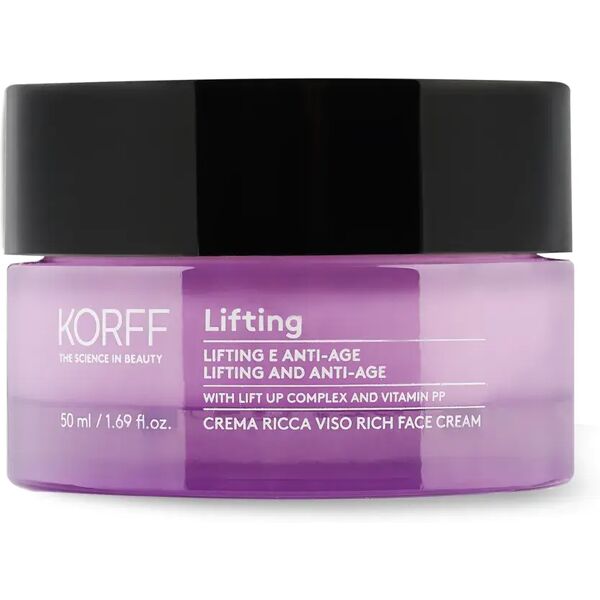 korff lifting crema ricca viso anti età 50 ml